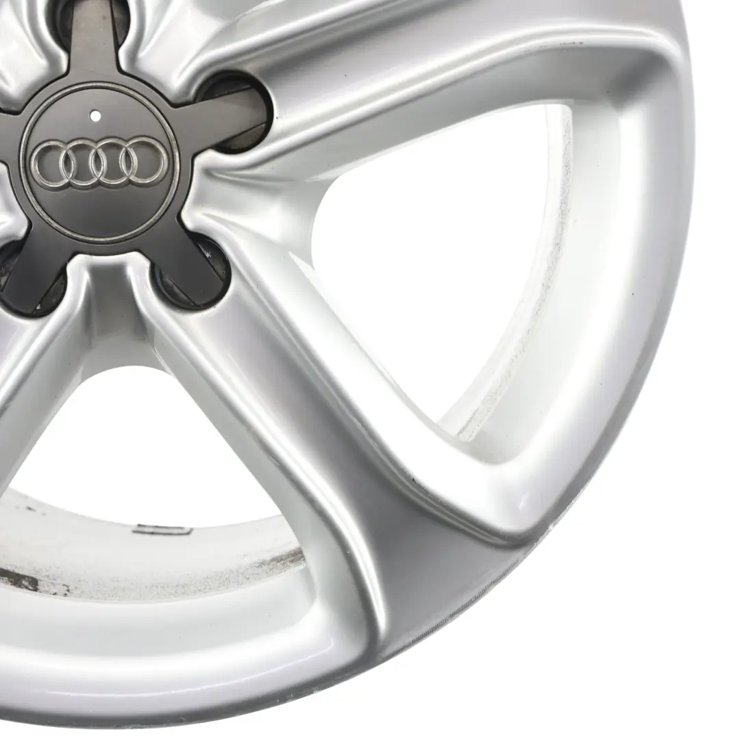 8K Silver Wheel Alloy Rim 17" ET:45 7,5J Star Spoke to Audi A4 B8 with Part number 8K0601025CE Audi A4 B8 8K Silver Wheel Alloy Rim 17" ET:45 7,5J Star Spoke - SKU 8K0601025CE-1 - Part number 8K0601025CE