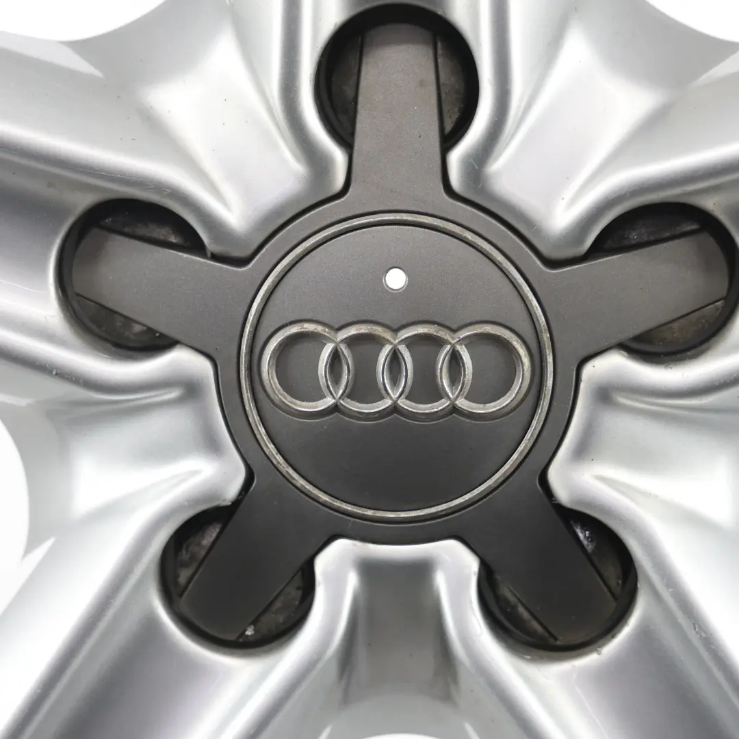 Audi A4 B8 8K Silver Wheel Alloy Rim 17" ET:45 7,5J Star Spoke - SKU 8K0601025CE-1 - Part number 8K0601025CE
