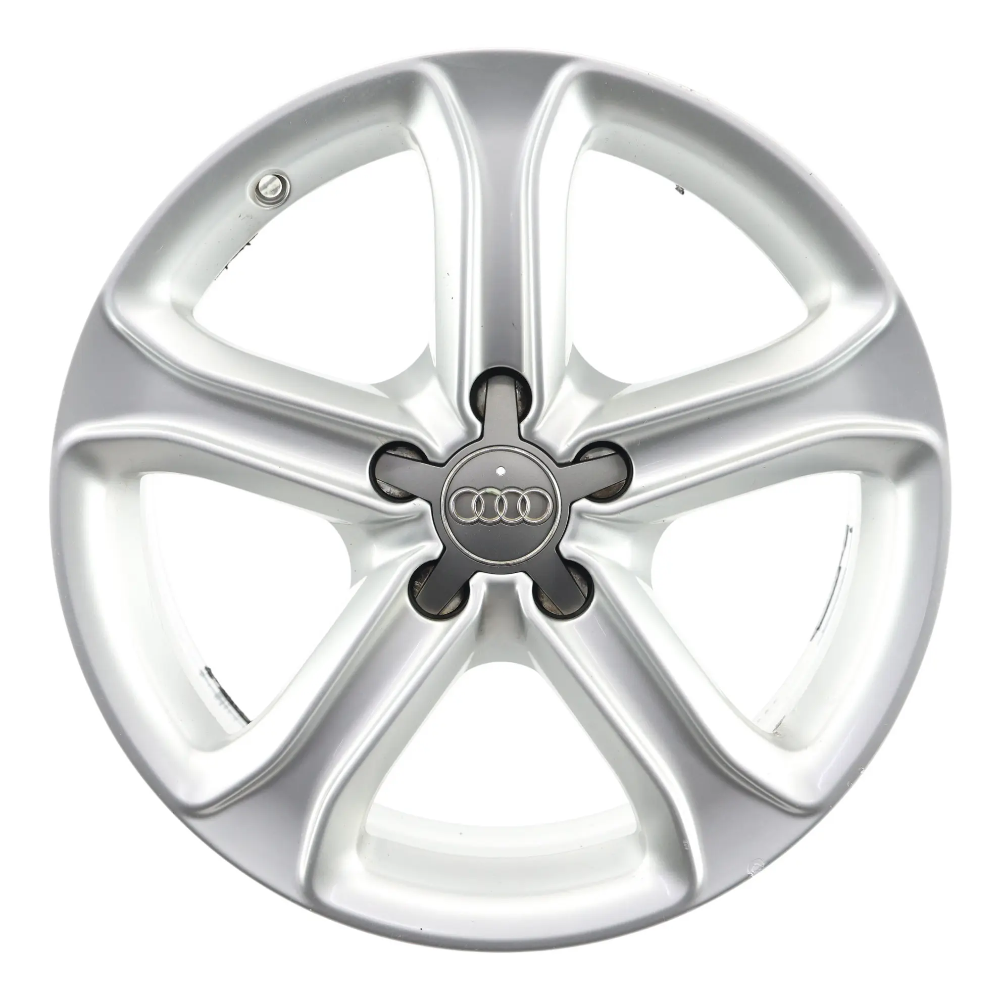 Audi A4 B8 8K Silver Wheel Alloy Rim 17" ET:45 7,5J Star Spoke 8K0601025CE