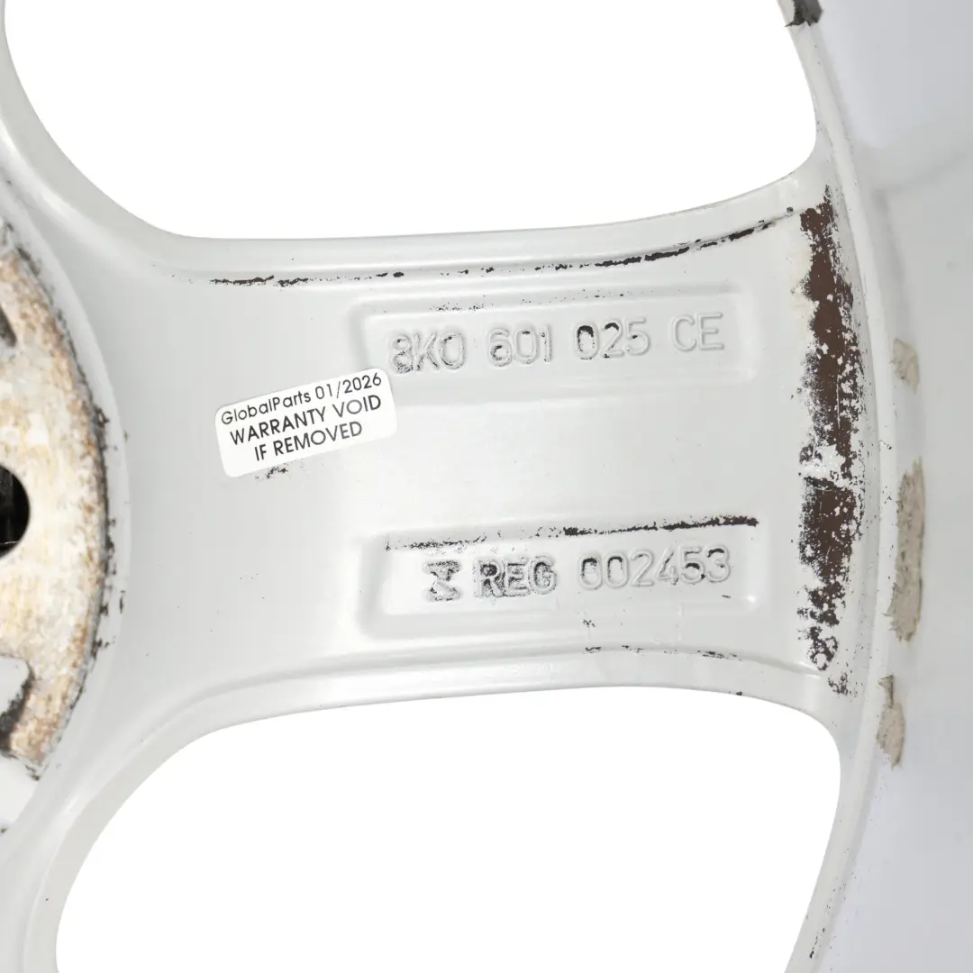 8K Silver Wheel Alloy Rim 17" ET:45 7,5J Star Spoke to Audi A4 B8 with Part number 8K0601025CE Audi A4 B8 8K Silver Wheel Alloy Rim 17" ET:45 7,5J Star Spoke - SKU 8K0601025CE-3 - Part number 8K0601025CE