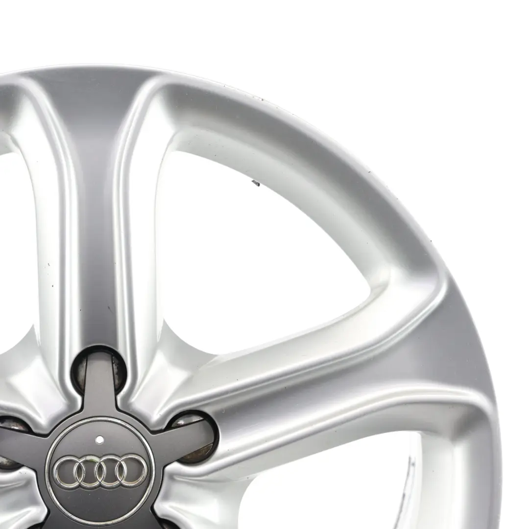 Audi A4 B8 8K Silver Wheel Alloy Rim 17" ET:45 7,5J Star Spoke - SKU 8K0601025CE-3 - Part number 8K0601025CE