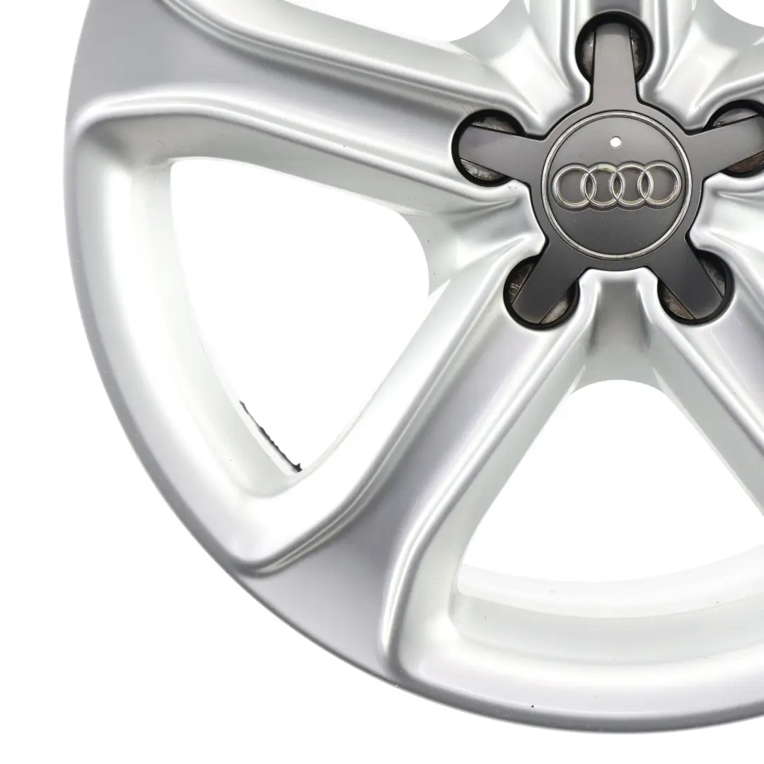 8K Silver Wheel Alloy Rim 17" ET:45 7,5J Star Spoke to Audi A4 B8 with Part number 8K0601025CE Audi A4 B8 8K Silver Wheel Alloy Rim 17" ET:45 7,5J Star Spoke - SKU 8K0601025CE-3 - Part number 8K0601025CE