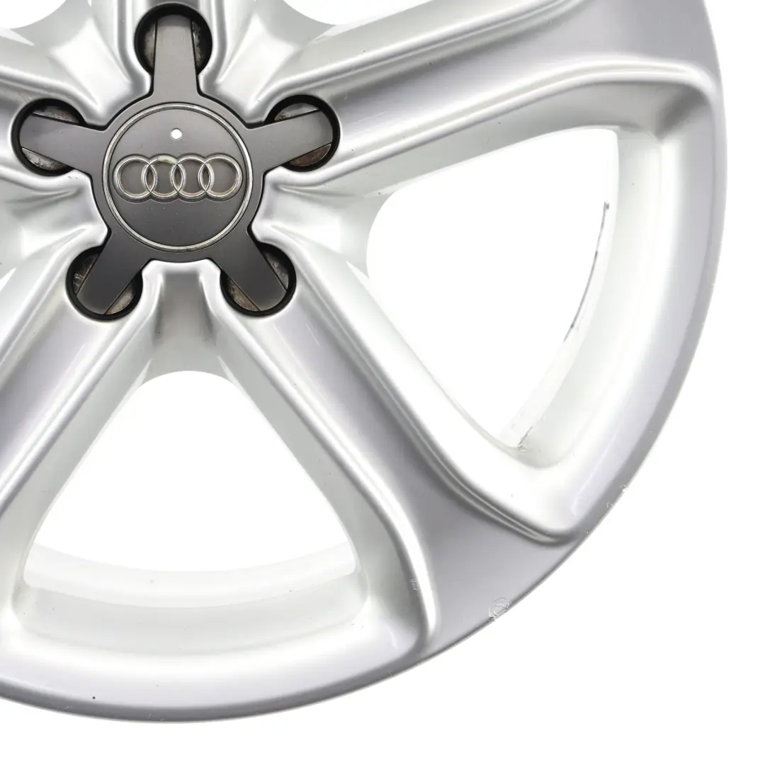 8K Silver Wheel Alloy Rim 17" ET:45 7,5J Star Spoke to Audi A4 B8 with Part number 8K0601025CE Audi A4 B8 8K Silver Wheel Alloy Rim 17" ET:45 7,5J Star Spoke - SKU 8K0601025CE-3 - Part number 8K0601025CE