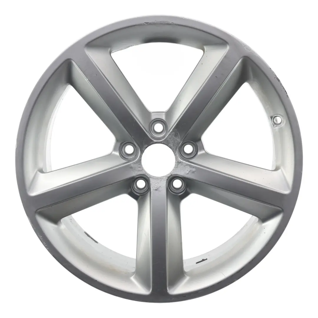 8K Srebrna Felga Aluminiowa 18" ET:47 8J Star Spoke do Audi A4 B8 o numerze 8K0601025Q Audi A4 B8 8K Srebrna Felga Aluminiowa 18" ET:47 8J Star Spoke - SKU 8K0601025Q-1 - Numer Części 8K0601025Q