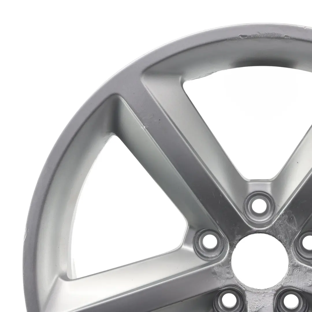 8K Silver Wheel Alloy Rim 18" ET:47 8J Star Spoke to Audi A4 B8 with Part number 8K0601025Q Audi A4 B8 8K Silver Wheel Alloy Rim 18" ET:47 8J Star Spoke - SKU 8K0601025Q-1 - Part number 8K0601025Q