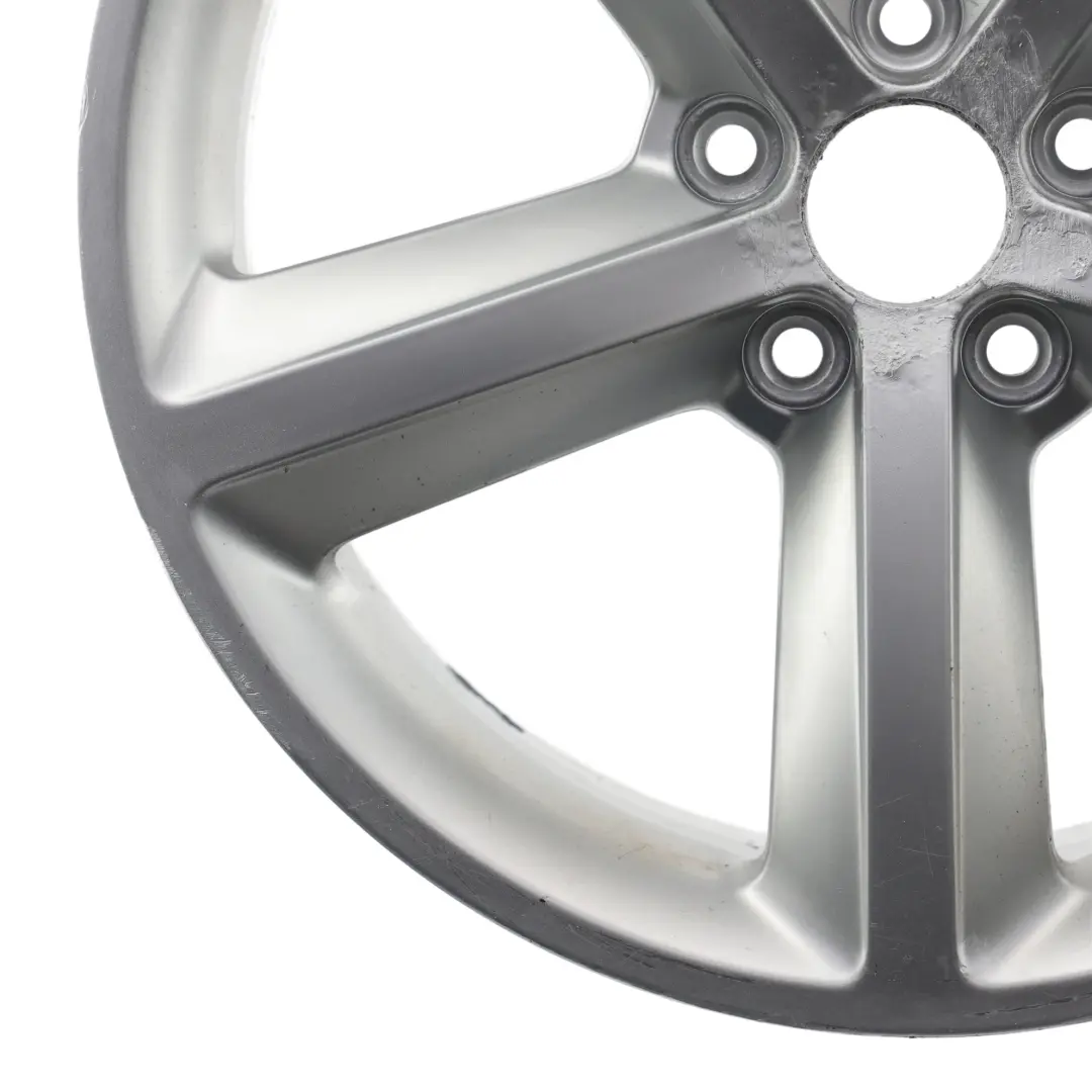 8K Silver Wheel Alloy Rim 18" ET:47 8J Star Spoke to Audi A4 B8 with Part number 8K0601025Q Audi A4 B8 8K Silver Wheel Alloy Rim 18" ET:47 8J Star Spoke - SKU 8K0601025Q-1 - Part number 8K0601025Q