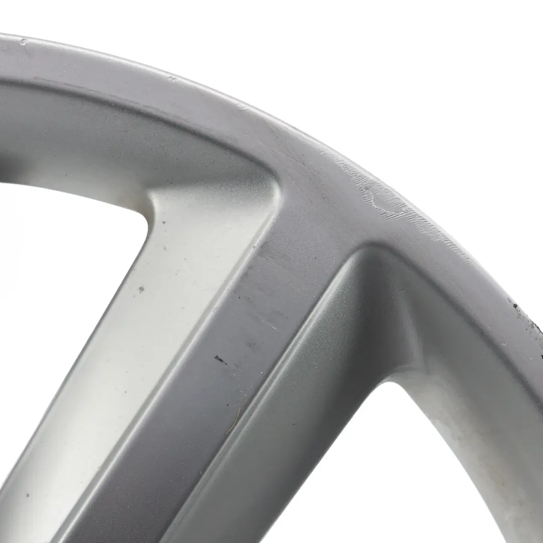 Audi A4 B8 8K Silver Wheel Alloy Rim 18" ET:47 8J Star Spoke - SKU 8K0601025Q-1 - Part number 8K0601025Q