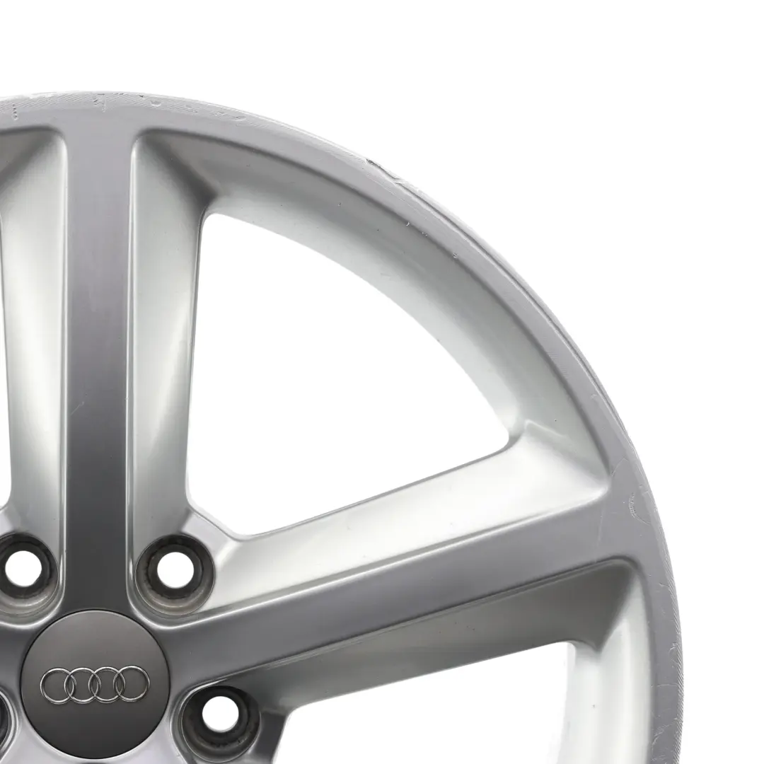 Audi A4 B8 Jante Alliage Argent 18" ET:47 8J À Rayons Étoilés - SKU 8K0601025Q-2 - Numéro de pièce 8K0601025Q