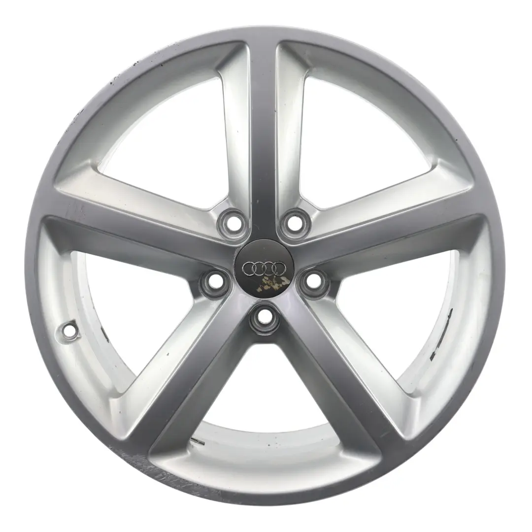 8K Silver Wheel Alloy Rim 18" ET:47 8J Star Spoke to Audi A4 B8 with Part number 8K0601025Q Audi A4 B8 8K Silver Wheel Alloy Rim 18" ET:47 8J Star Spoke - SKU 8K0601025Q-3 - Part number 8K0601025Q