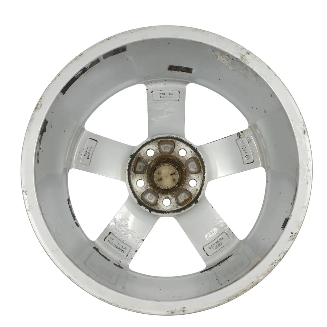 8K Silver Wheel Alloy Rim 18" ET:47 8J Star Spoke to Audi A4 B8 with Part number 8K0601025Q Audi A4 B8 8K Silver Wheel Alloy Rim 18" ET:47 8J Star Spoke - SKU 8K0601025Q-3 - Part number 8K0601025Q