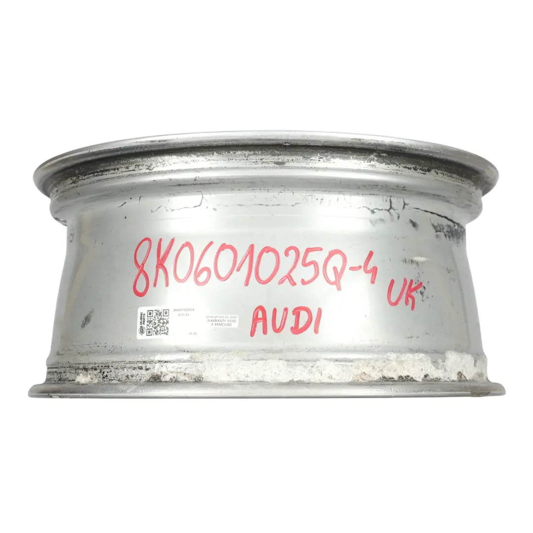 8K Silver Wheel Alloy Rim 18" ET:47 8J Star Spoke to Audi A4 B8 with Part number 8K0601025Q Audi A4 B8 8K Silver Wheel Alloy Rim 18" ET:47 8J Star Spoke - SKU 8K0601025Q-4 - Part number 8K0601025Q