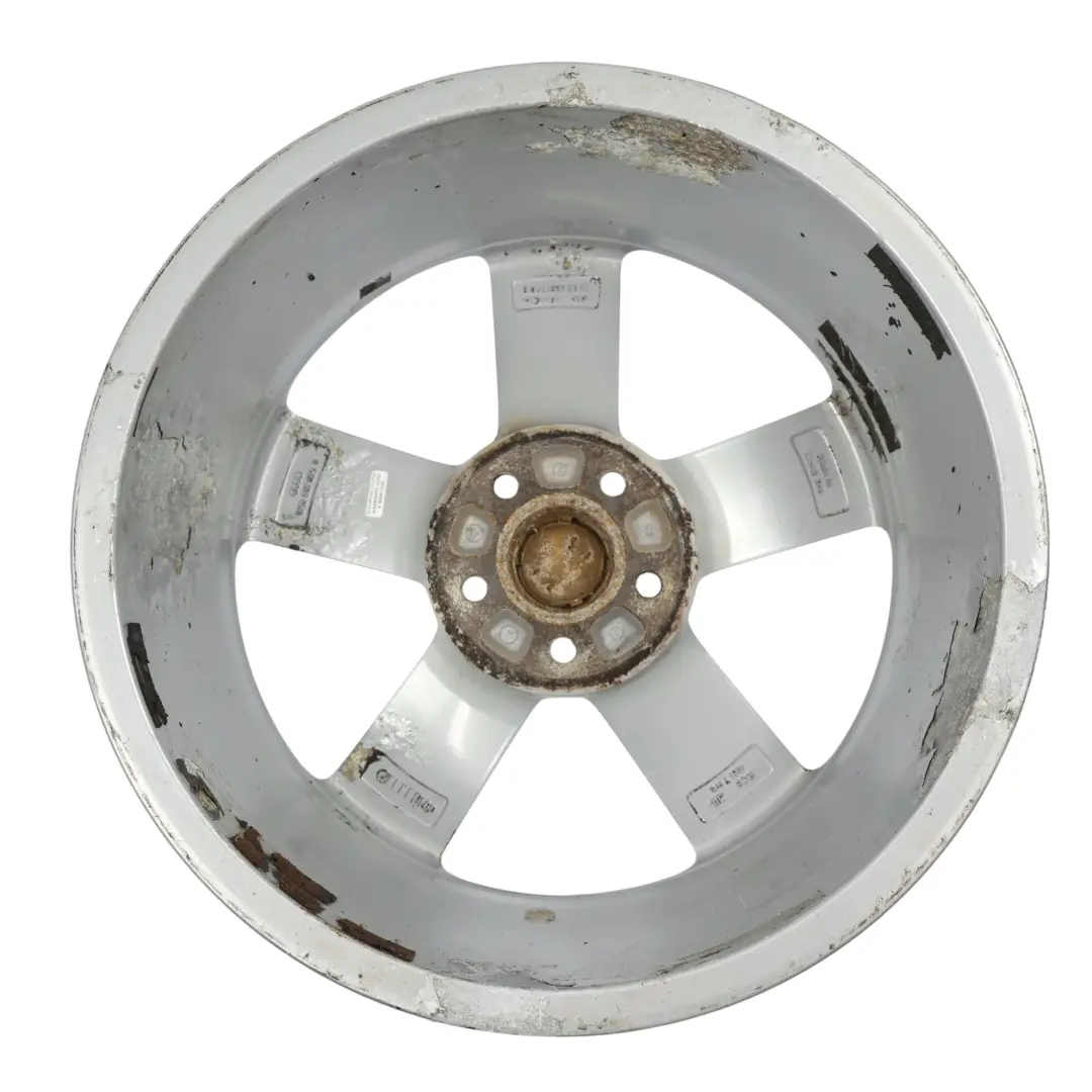 Audi A4 B8 8K Silver Wheel Alloy Rim 18" ET:47 8J Star Spoke - SKU 8K0601025Q-4 - Part number 8K0601025Q