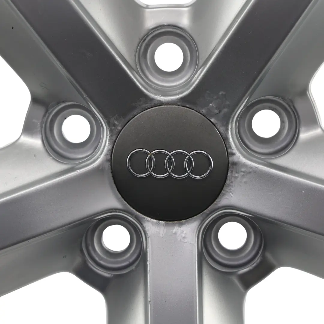 8K Silver Wheel Alloy Rim 18" ET:47 8J Star Spoke to Audi A4 B8 with Part number 8K0601025Q Audi A4 B8 8K Silver Wheel Alloy Rim 18" ET:47 8J Star Spoke - SKU 8K0601025Q-4 - Part number 8K0601025Q