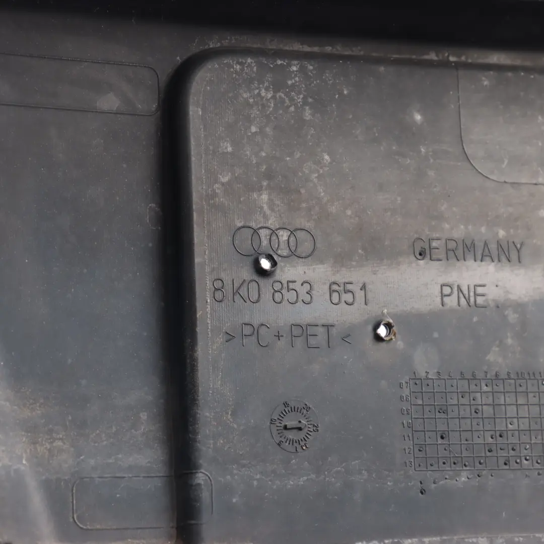 Audi A4 B8 Front Bumper Radiator Centre Grille Cover Trim Panel - SKU 8K0853651 - Part number 8K0853651