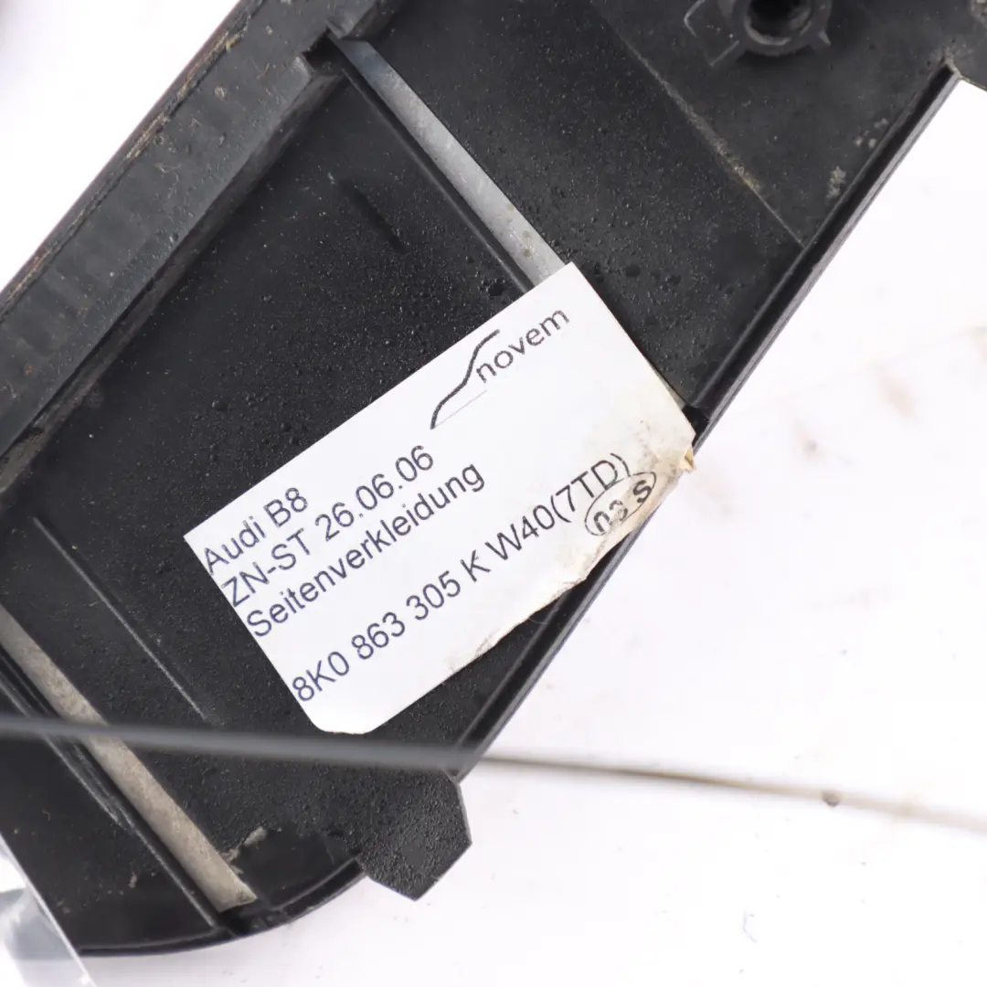 Audi A4 B8 A5 8T Centre Console Trim Cover Panel Strip Nutmeg - SKU 8K0863305K - Part number 8K0863305K