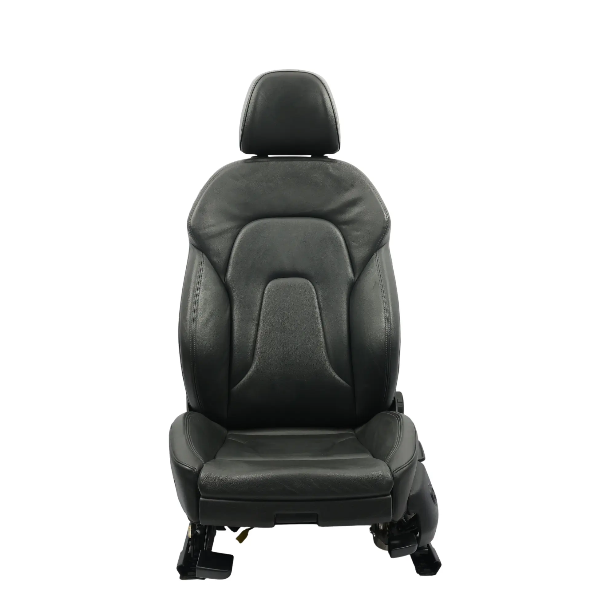 Audi A4 B8 Sport Asiento Delantero Izquierdo Interior Cuero Milano Negro