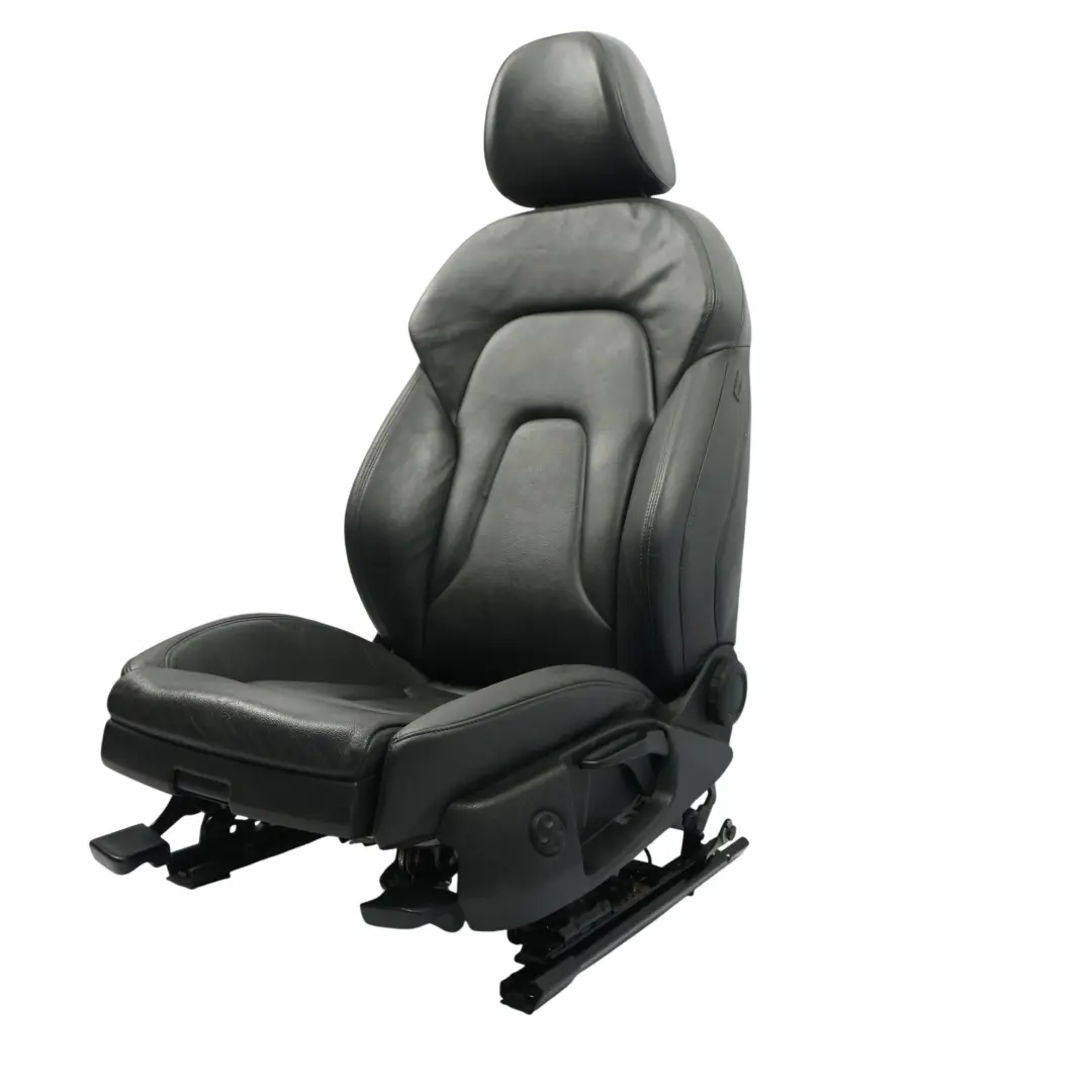 Fotel Sport Przedni Lewy Przód Skóra Milano Czarna do Audi A4 B8 o numerze 8K0881805BC Audi A4 B8 Fotel Sport Przedni Lewy Przód Skóra Milano Czarna - SKU 8K0881805BC-1 - Numer Części 8K0881805BC