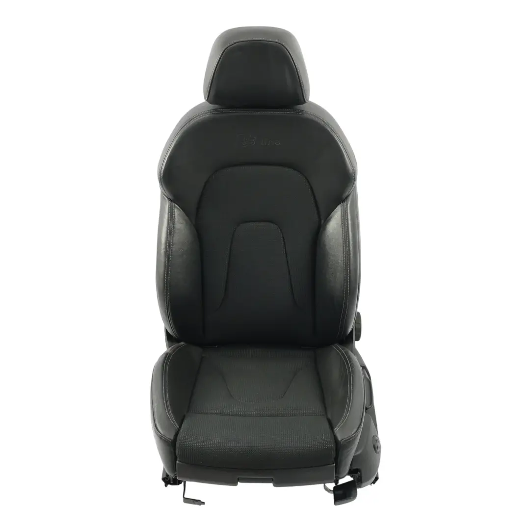 8K Sport Asiento Delantero S-Line Medio Cuero Negro Gris Izquierdo para Audi A4 B8 con número de pieza 8K0881805BG Audi A4 B8 8K Sport Asiento Delantero S-Line Medio Cuero Negro Gris Izquierdo - SKU 8K0881805BG - Número de pieza 8K0881805BG