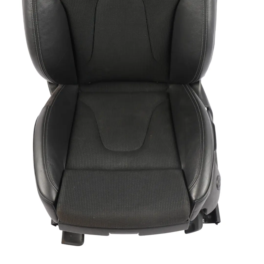 Audi A4 B8 8K Sport Front Seat S-Line Half Leather Black Grey Left N/S - SKU 8K0881805BG - Part number 8K0881805BG