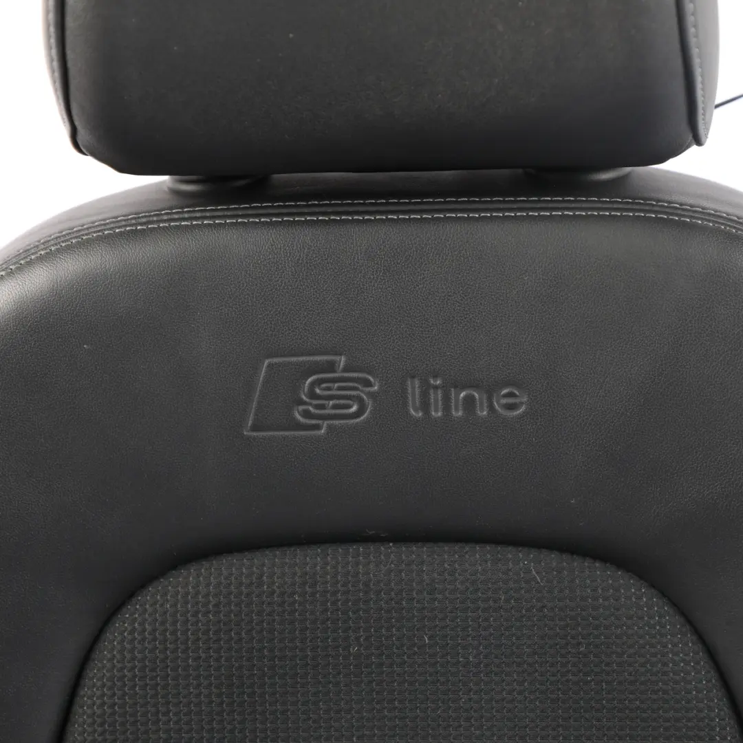 8K Sport Front Seat S-Line Half Leather Black Grey Left N/S to Audi A4 B8 with Part number 8K0881805BG Audi A4 B8 8K Sport Front Seat S-Line Half Leather Black Grey Left N/S - SKU 8K0881805BG - Part number 8K0881805BG