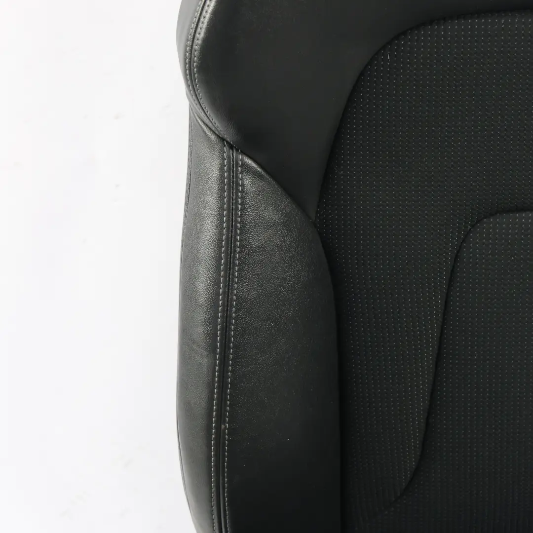 Audi A4 B8 8K Sport Asiento Delantero S-Line Medio Cuero Negro Gris Izquierdo - SKU 8K0881805BG - Número de pieza 8K0881805BG