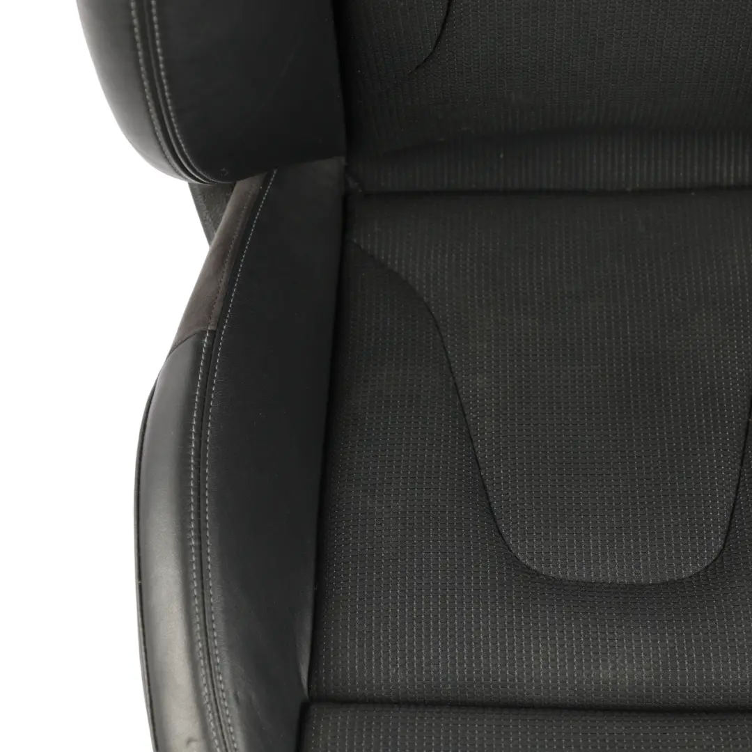 Audi A4 B8 8K Sport Front Seat S-Line Half Leather Black Grey Left N/S - SKU 8K0881805BG - Part number 8K0881805BG