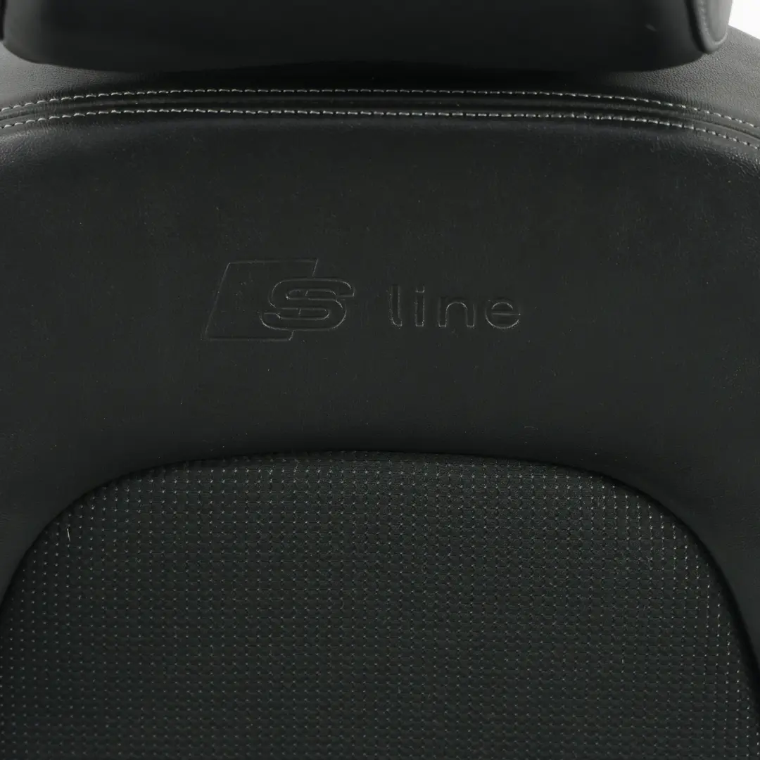 8K Sport Asiento Delantero S-Line Medio Cuero Negro Gris Izquierdo para Audi A4 B8 con número de pieza 8K0881805BG Audi A4 B8 8K Sport Asiento Delantero S-Line Medio Cuero Negro Gris Izquierdo - SKU 8K0881805BG - Número de pieza 8K0881805BG