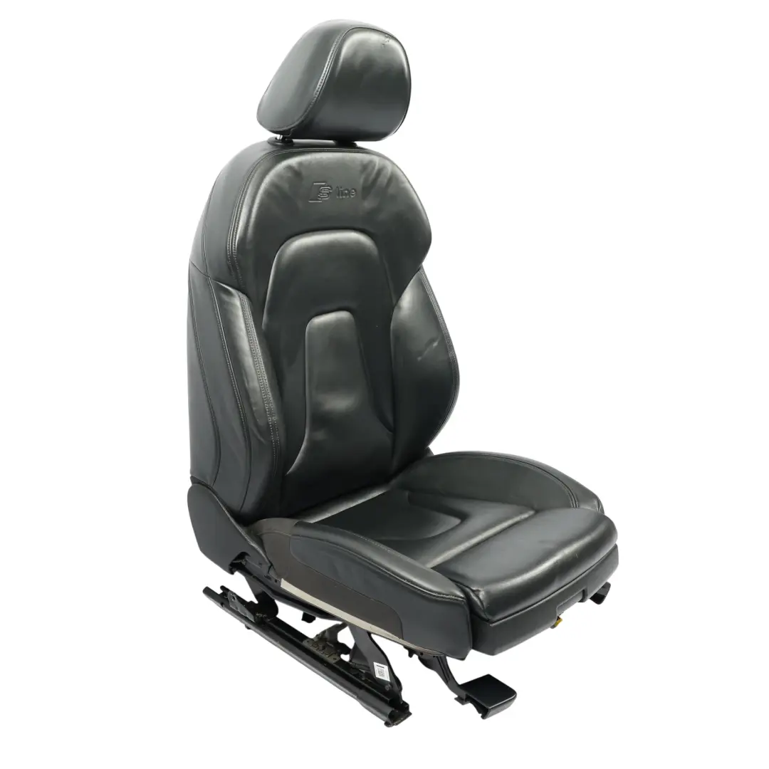 Asiento Deportivo Delantero Izquierdo S-Line Calefacción Cuero Negro para Audi A4 B8 con número de pieza 8K0881805CE Audi A4 B8 Asiento Deportivo Delantero Izquierdo S-Line Calefacción Cuero Negro - SKU 8K0881805CE-1 - Número de pieza 8K0881805CE