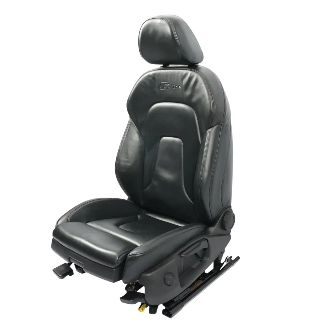 Asiento Deportivo Delantero Izquierdo S-Line Calefacción Cuero Negro para Audi A4 B8 con número de pieza 8K0881805CE Audi A4 B8 Asiento Deportivo Delantero Izquierdo S-Line Calefacción Cuero Negro - SKU 8K0881805CE-1 - Número de pieza 8K0881805CE