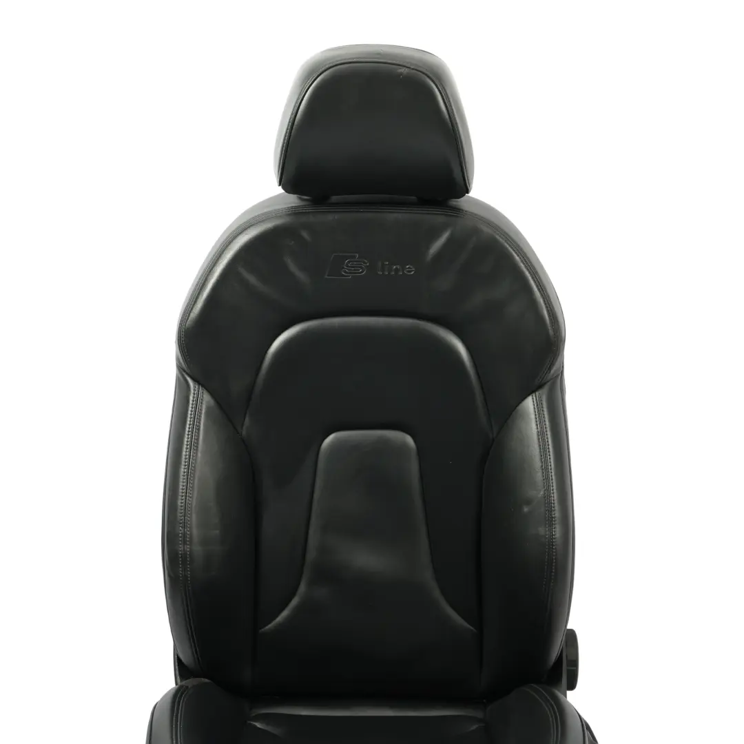 Audi A4 B8 Asiento Deportivo Delantero Izquierdo S-Line Calefacción Cuero Negro - SKU 8K0881805CE-1 - Número de pieza 8K0881805CE