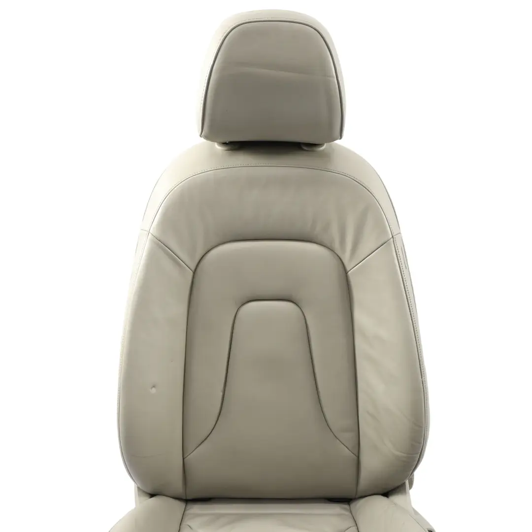 Siège Avant Gauche Chauffant Cuir Gris Clair pour Audi A4 B8 à propos du numéro de pièce 8K0881805D Audi A4 B8 Siège Avant Gauche Chauffant Cuir Gris Clair - SKU 8K0881805D-1 - Numéro de pièce 8K0881805D