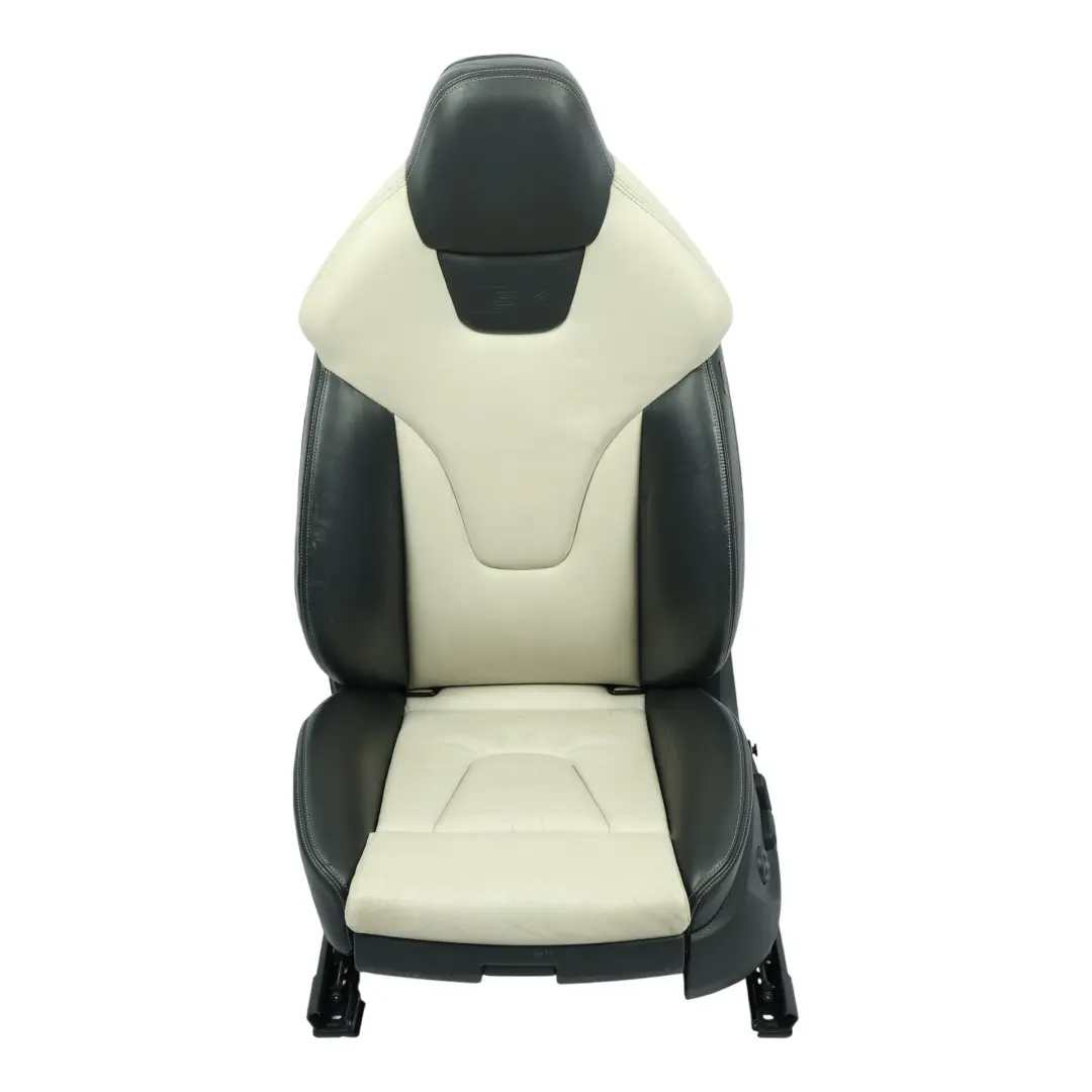Audi S4 B8 8K Front Sport Seat Heated Leather Left N/S Soul Black Pearl Silver - SKU 8K0881805M-3 - Part number 8K0881805M