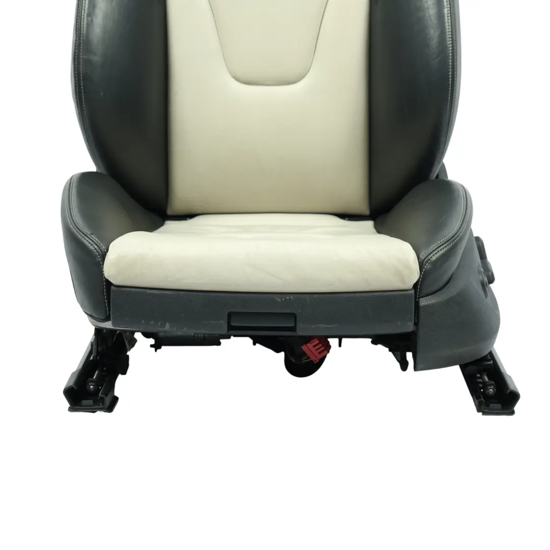 Audi S4 B8 Asiento Delantero Cuero Calefactado Izquierdo Soul Negro Perla Plata - SKU 8K0881805M-3 - Número de pieza 8K0881805M