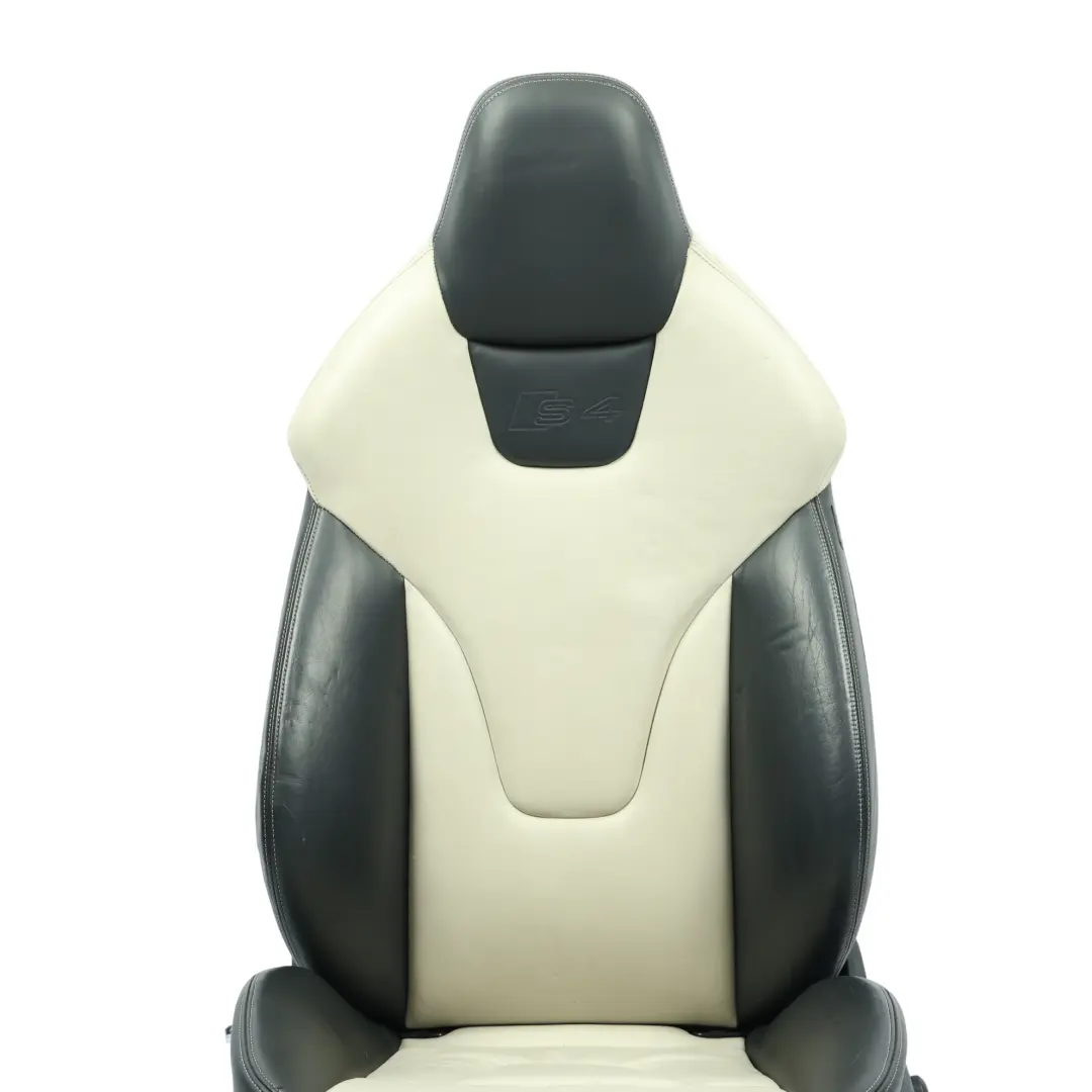 Asiento Delantero Cuero Calefactado Izquierdo Soul Negro Perla Plata para Audi S4 B8 con número de pieza 8K0881805M Audi S4 B8 Asiento Delantero Cuero Calefactado Izquierdo Soul Negro Perla Plata - SKU 8K0881805M-3 - Número de pieza 8K0881805M