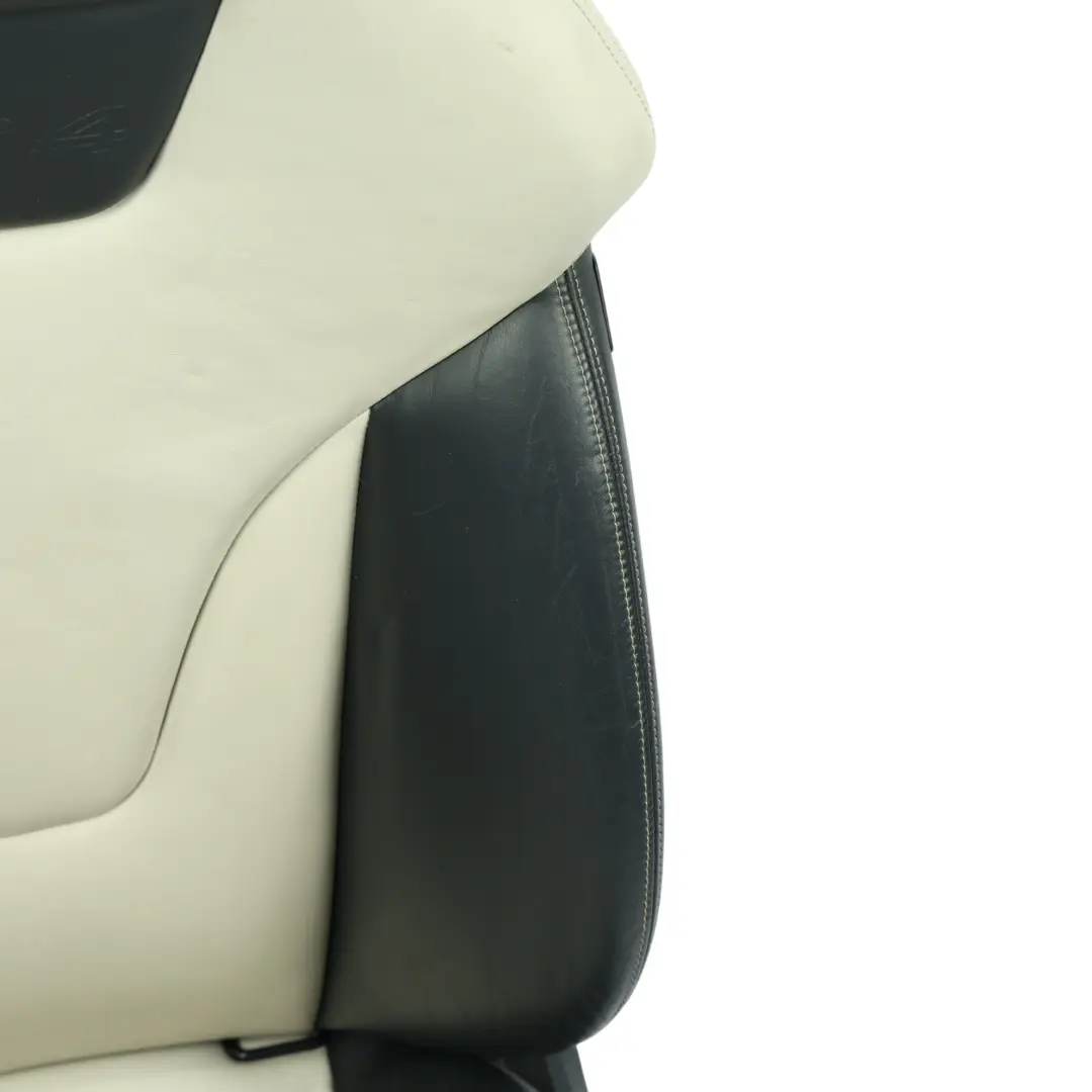 Audi S4 B8 8K Front Sport Seat Heated Leather Left N/S Soul Black Pearl Silver - SKU 8K0881805M-3 - Part number 8K0881805M