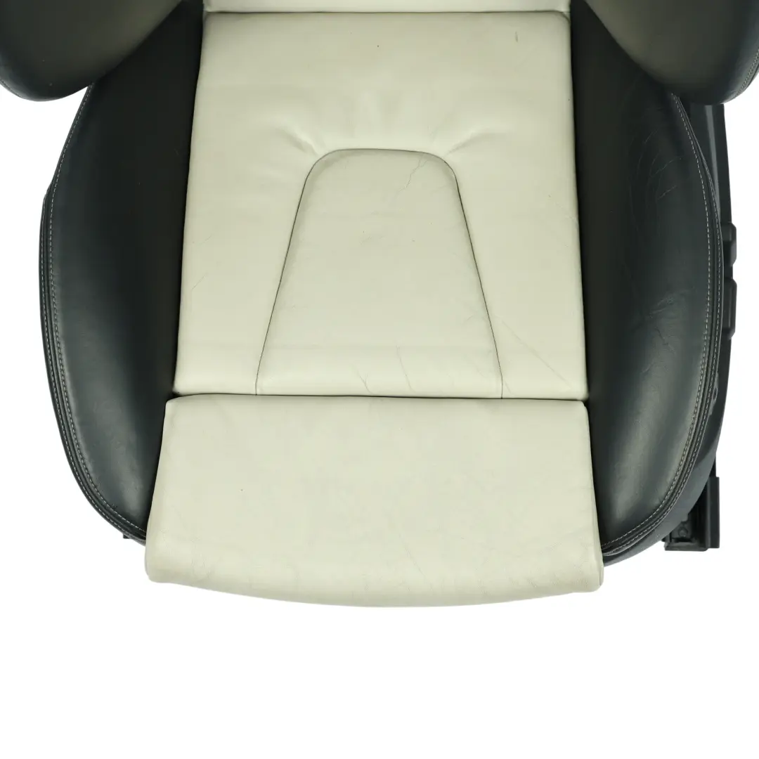 Audi S4 B8 8K Sedile Anteriore Riscaldato Pele Sinistro Anima Nera Perla Argento - SKU 8K0881805M-3 - Numero di parte 8K0881805M