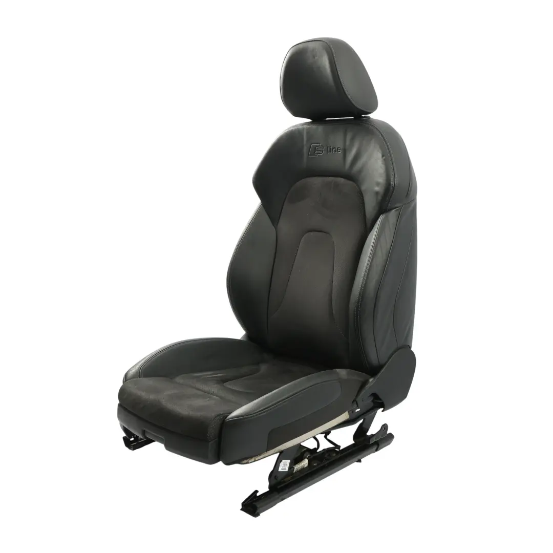 Audi A4 B8 Sedile Anteriore Riscaldato Elettrico Pelle Milano Soul Black Destra - SKU 8K0881806BK-1 - Numero di parte 8K0881806BK