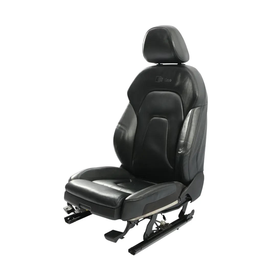 Audi A4 B8 Siège Avant Droit Sport S-Line Chauffant En Cuir Noir - SKU 8K0881806CE-1 - Numéro de pièce 8K0881806CE