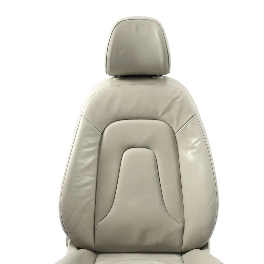 Front Right O/S Interior Heated Leather Light Grey to Audi A4 B8 Seat with Part number 8K0881806D Audi A4 B8 Seat Front Right O/S Interior Heated Leather Light Grey - SKU 8K0881806D-1 - Part number 8K0881806D