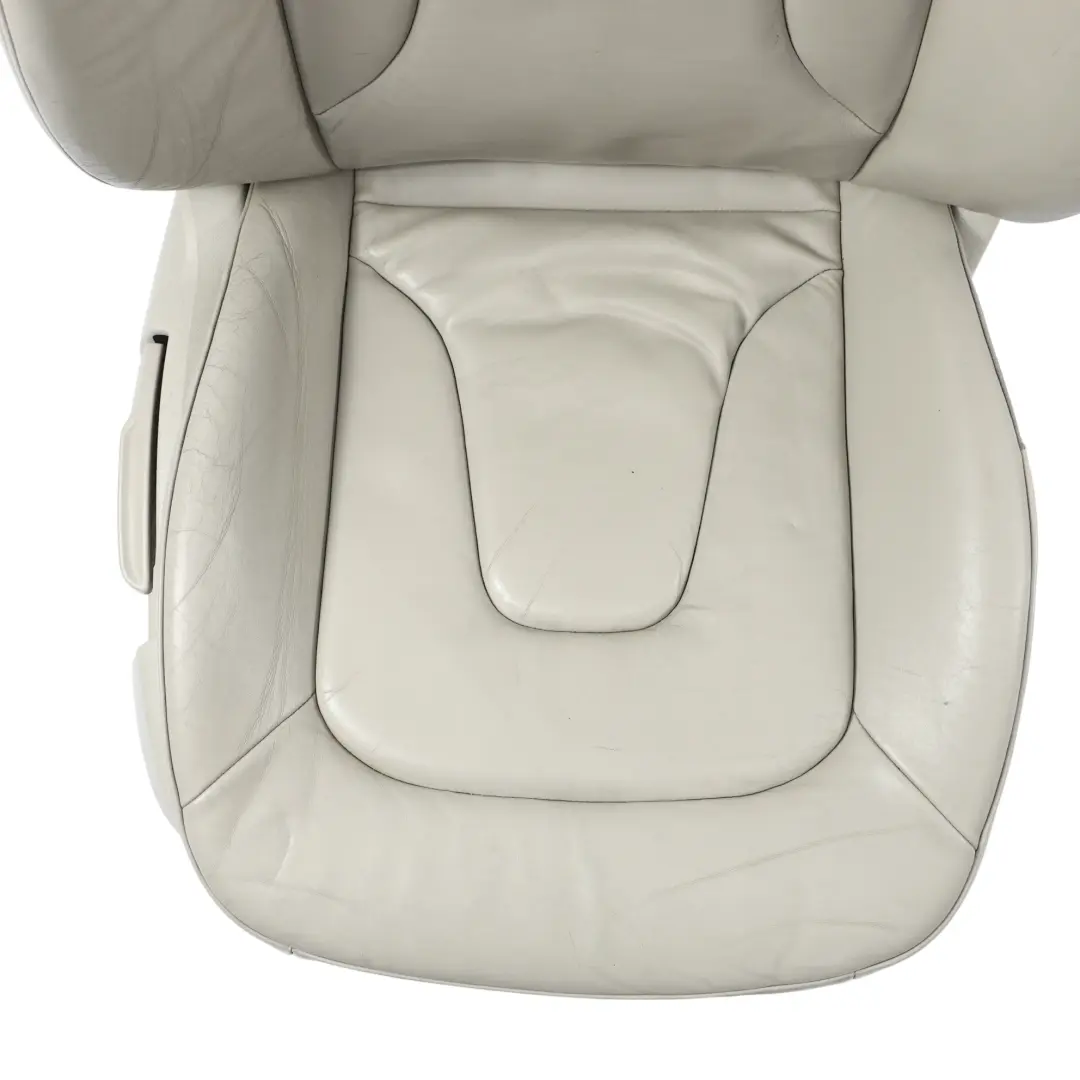 Audi A4 B8 Asiento Delantero Derecho Interior Calefaccionado Cuero Gris Claro - SKU 8K0881806D-1 - Número de pieza 8K0881806D