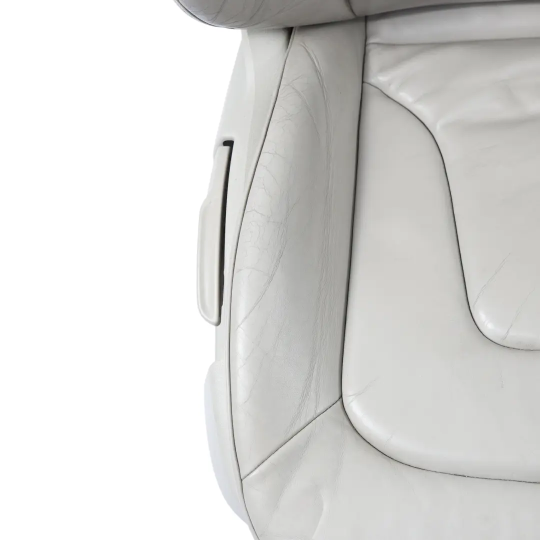 Audi A4 B8 Siège Avant Droit Chauffant En Cuir Gris Clair - SKU 8K0881806D-1 - Numéro de pièce 8K0881806D