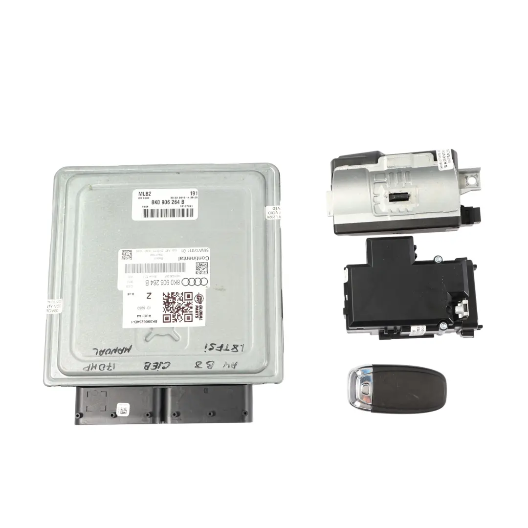 CJEB 170HP Zestaw ECU Silnika Zestaw do Audi A4 B8 1.8 TFSI o numerze 8K0906264B Audi A4 B8 1.8 TFSI CJEB 170HP Zestaw ECU Silnika Zestaw - SKU 8K0906264B-1 - Numer Części 8K0906264B