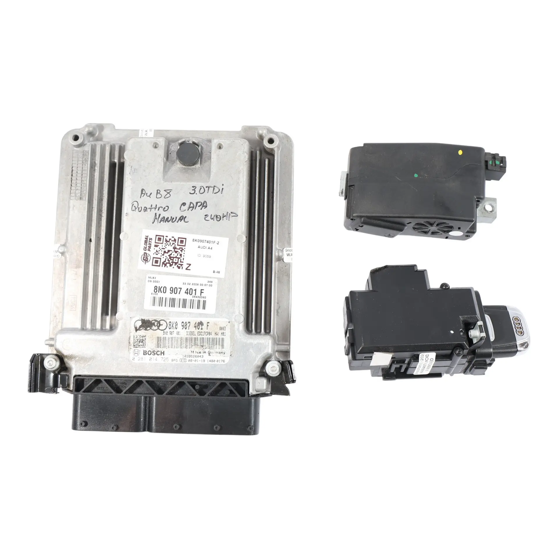 Audi A4 B8 3.0 TDI 240 Ch Kit Calculateur Moteur CAPA Quattro 8K0907401F Manual