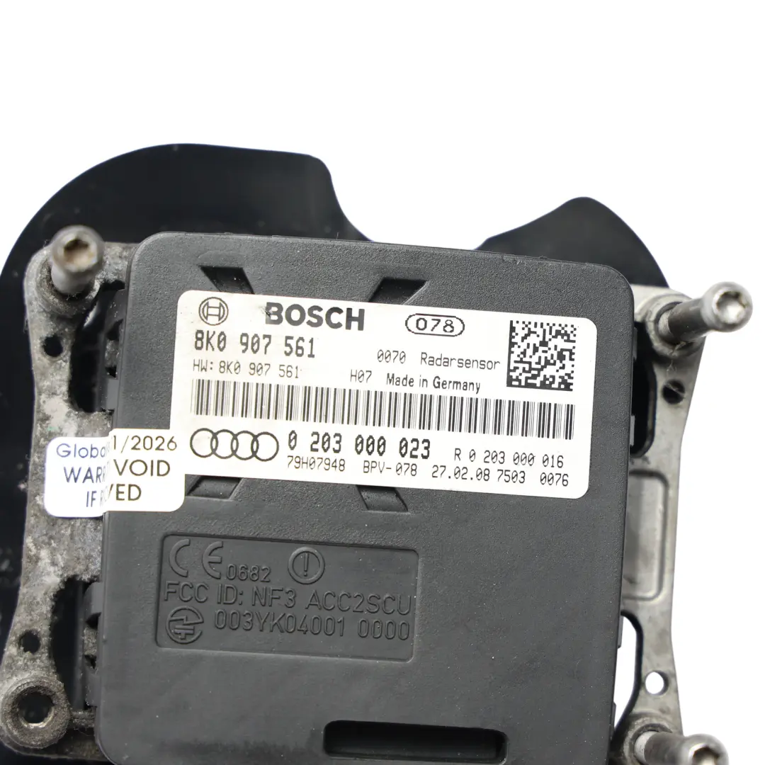 Audi A4 B8 A5 8T Sensor Radar ACC Distronic Kamera - SKU 8K0907561 - Numer Części 8K0907561