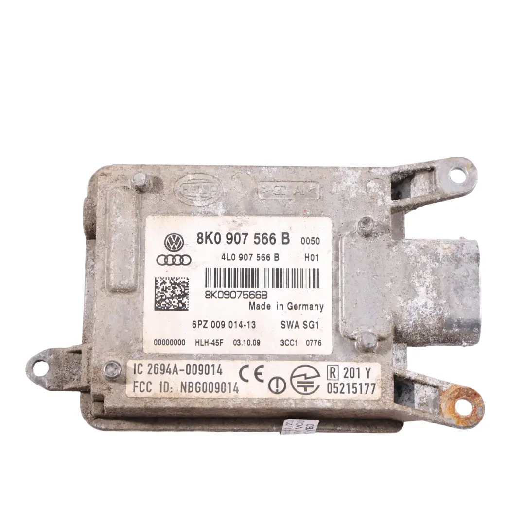 Audi A4 B8 Módulo Control Asistencia Cambio Carril Trasero Derecho - SKU 8K0907566B - Número de pieza 8K0907566B