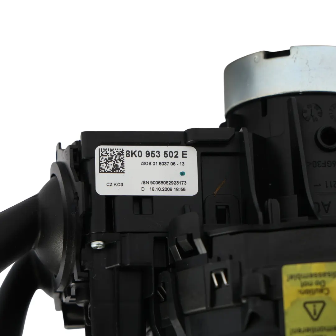 Audi A5 8T Blinkerhebel Lenkrad Scheibenwischer Tempomat Zündspule - SKU 8K0953502E - Teilenummer 8K0953502E
