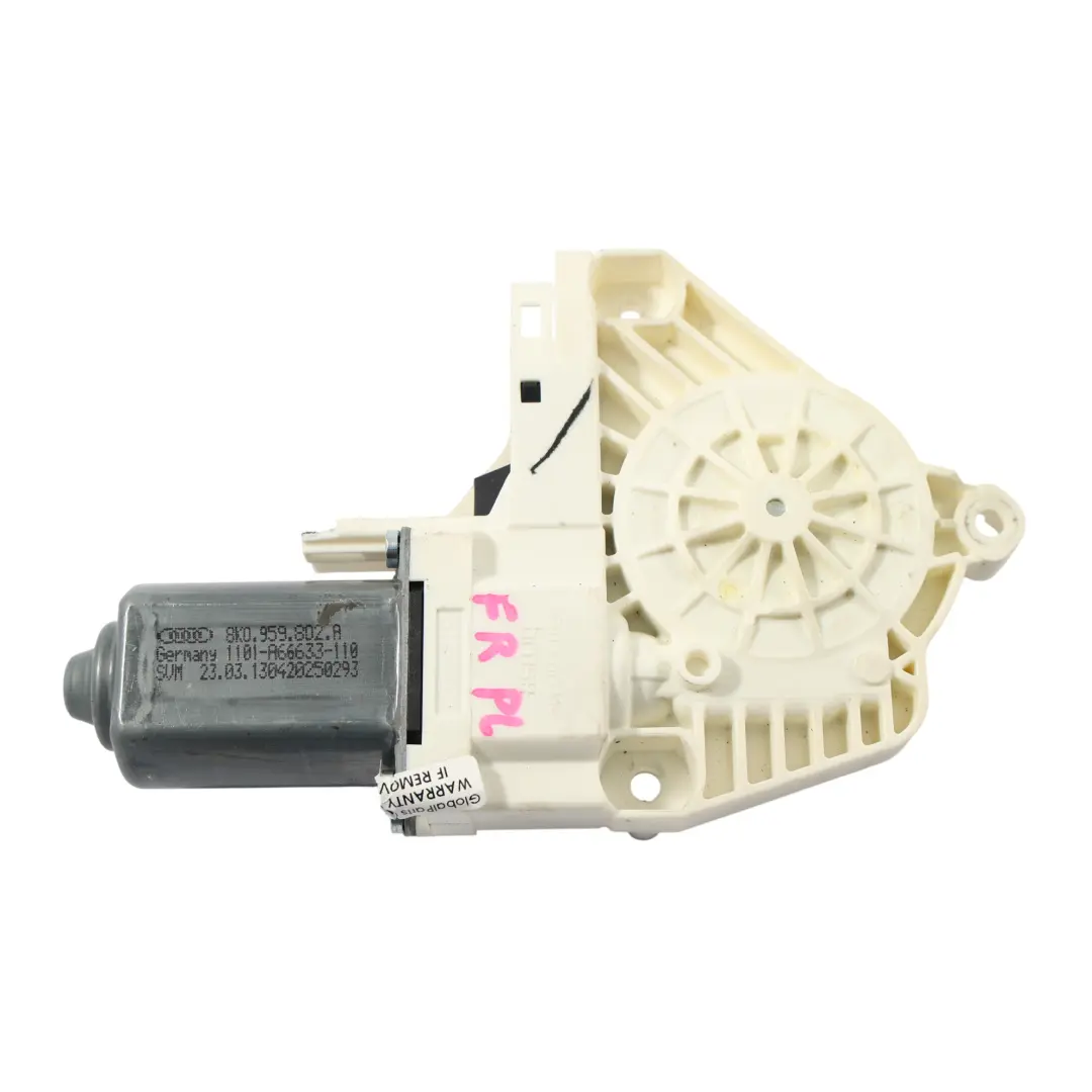 Lifter Motor Audi A4 B8 Front Right O/S Door Window Drive to with Part number 8K0959802A Lifter Motor Audi A4 B8 Front Right O/S Door Window Drive - SKU 8K0959802A - Part number 8K0959802A