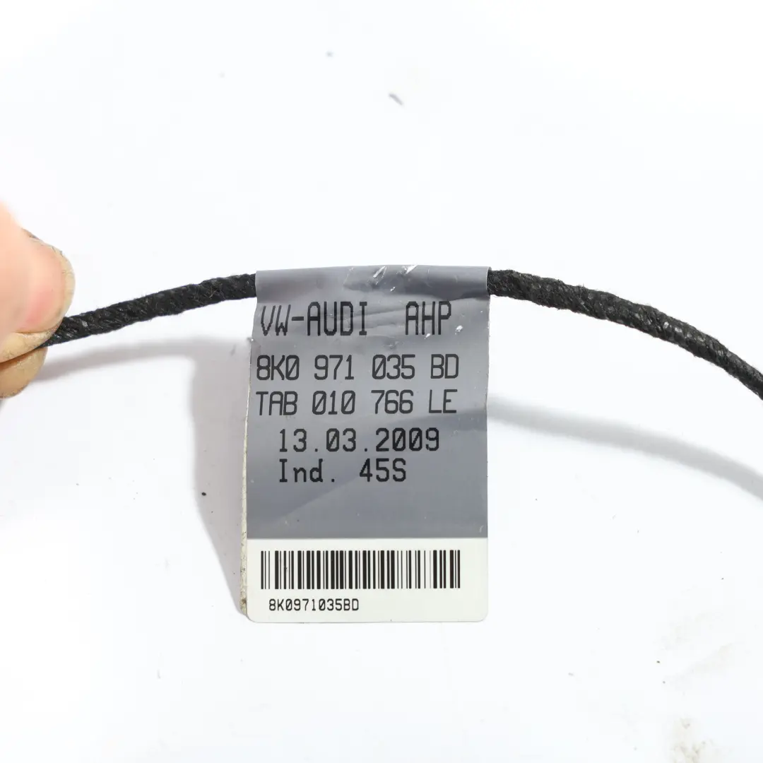 Audi A5 S5 8T Vordere Fahrer Seite Tür Kabelbaum Kabel Baum Kabel - SKU 8K0971035BD - Teilenummer 8K0971035BD