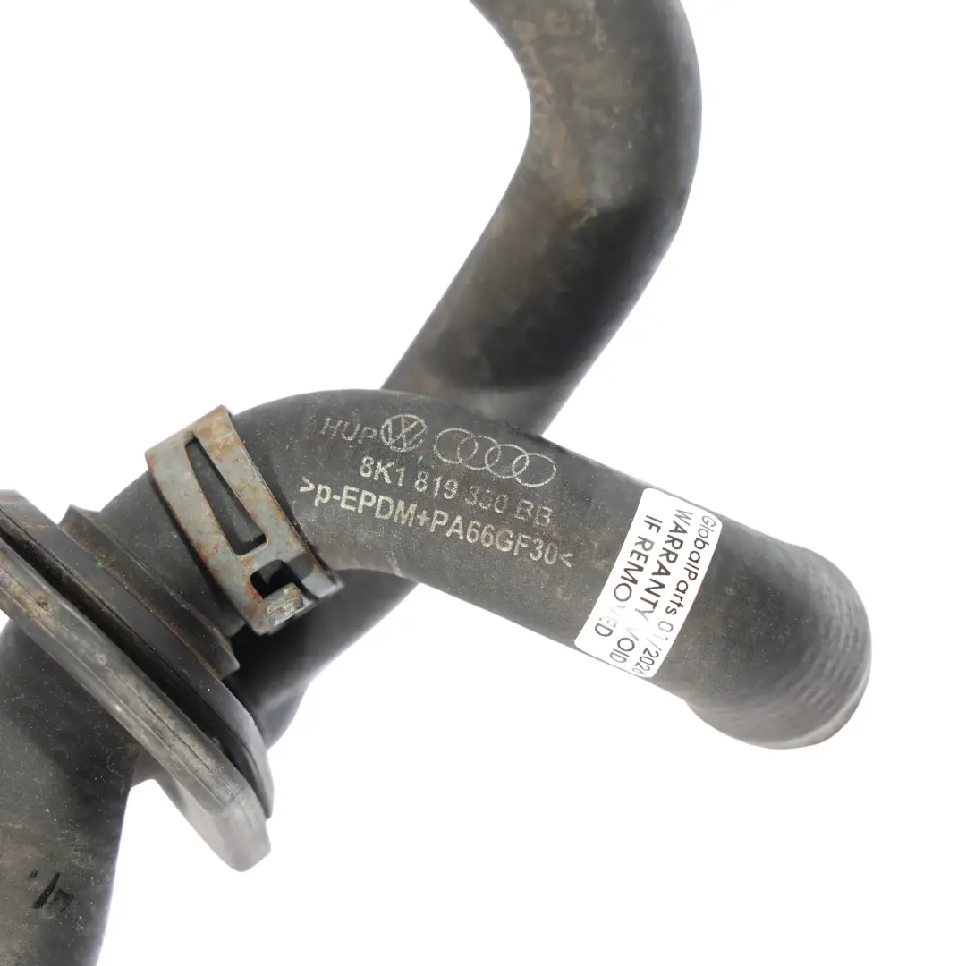 Audi A4 B8 A5 8T 2.0 TDI Water Coolant Hose Pipe Line - SKU 8K1819350BB - Part number 8K1819350BB