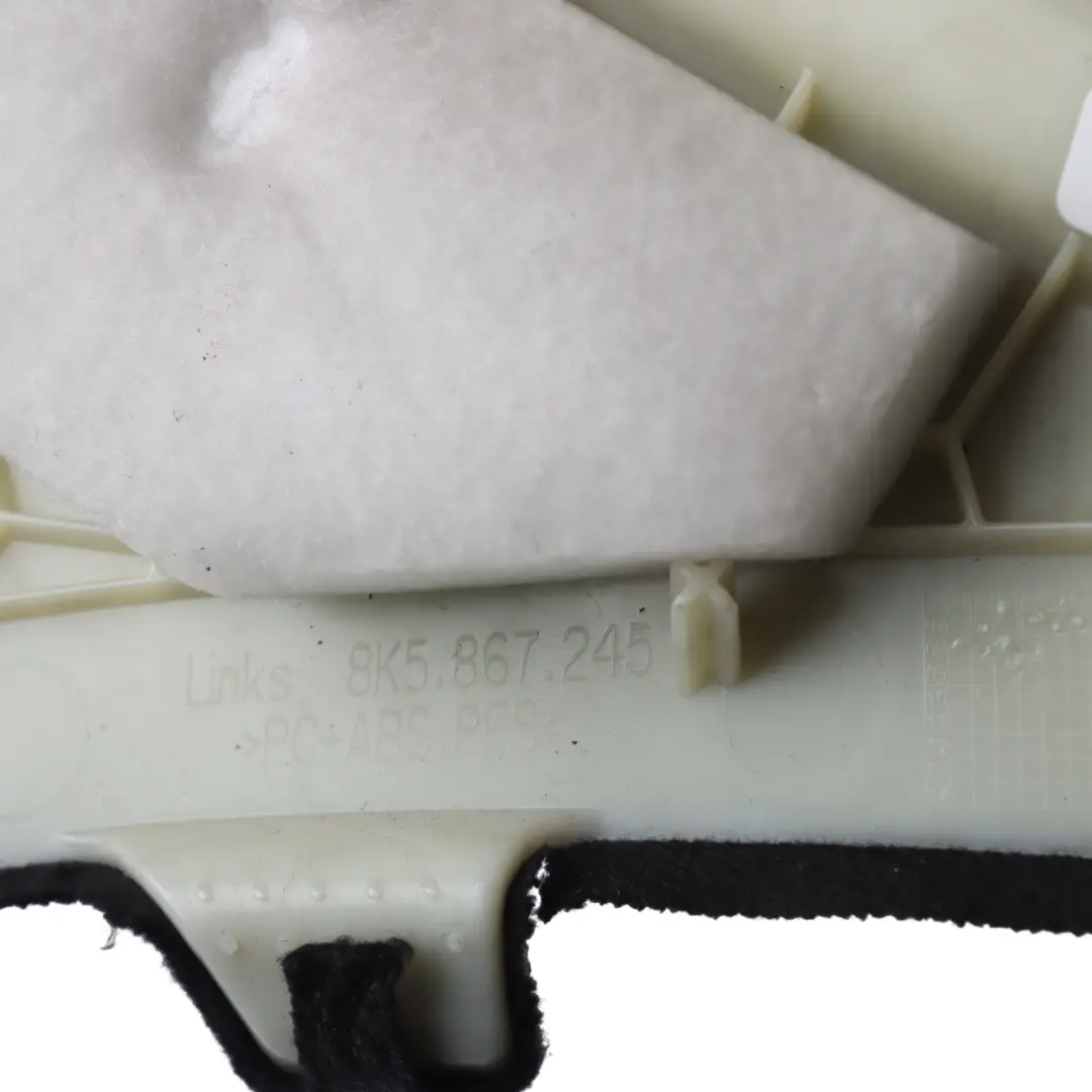 Audi A4 B8 Rear Cover D Pillar Column Inner Trim Left N/S Soul Black - SKU 8K5867245-1 - Part number 8K5867245